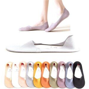 8 Women No Show Socks Low Cut Women Invisible for Flats and Dress Shoes